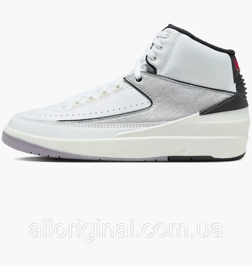 AllOriginal com ua Кросівки Air Jordan 2 Retro Shoes White/Grey DR8884-102 РОЗМІРИ ЗАПИТУЙТЕ, фото 1