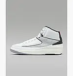 AllOriginal com ua Кросівки Air Jordan 2 Retro Shoes White/Grey DR8884-102 РОЗМІРИ ЗАПИТУЙТЕ, фото 2