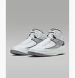 AllOriginal com ua Кросівки Air Jordan 2 Retro Shoes White/Grey DR8884-102 РОЗМІРИ ЗАПИТУЙТЕ, фото 6