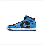 AllOriginal com ua Кросівки Air Jordan Air 1 Mid Shoes Black/Blue DQ8426-401 РОЗМІРИ ЗАПИТУЙТЕ, фото 2