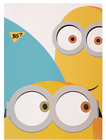 Папка-кутик А4 "Yes" Minions, 3 фігурних клапана, 491942, шт