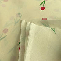 Упаковочная бумага тишью 50х70 см, 28 листов - тюльпаны