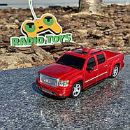 Пікап на радіоуправлінні GMC Червоний | Машинка на пульті управління | Машина на радіокеруванні, фото 2