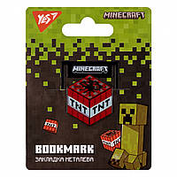 Закладка металева для книг "Yes" Minecraft, 707837, шт