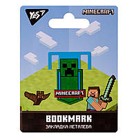 Закладка металева для книг "Yes" Minecraft, 707838, шт