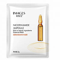 Омолоджувальна тканинна маска для обличчя Images Nicotinamide Ampoule, 25г