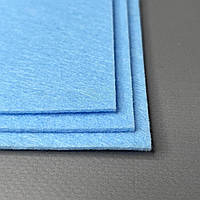 Фетр плотный, 2 мм, 20х30 см, цвет - голубой С76