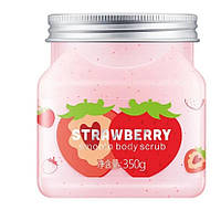 Скраб для тела Laikou Strawberry с экстрактом клубники, 350 мл