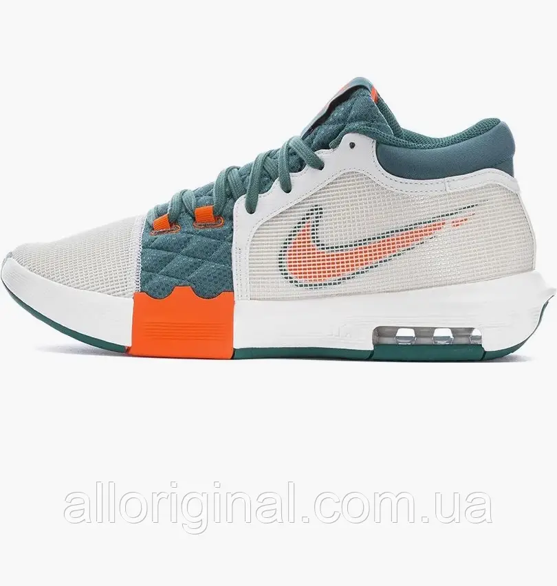 AllOriginal com ua Кросівки Nike Lebron Witness Viii White/Turquoise FB2239-101 РОЗМІРИ ЗАПИТУЙТЕ, фото 1