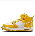AllOriginal com ua Кросівки Nike X Off-White™ Air Force 1 Mid Sp Lthr Yellow/White DR0500-101 РОЗМІРИ, фото 2