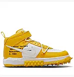 AllOriginal com ua Кросівки Nike X Off-White™ Air Force 1 Mid Sp Lthr Yellow/White DR0500-101 РОЗМІРИ, фото 5