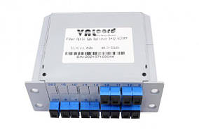 Дільник оптичний корпусний 1x12 SC/UPC (DIN LGX) сплітер (Splitter PLC) ValCord