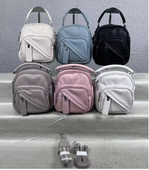 Сумочка жіноча крос-боді 18,5*16 см на блискавці з довгим ремінцем у різних кольорах Liza, фото 1