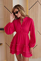 Гарна жіноча сукня з мусліну у кольорах (Норма), фото 6