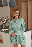 Гарна жіноча сукня з мусліну у кольорах (Норма), фото 7