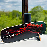 Балансборд InGwest Баланс борд Red Dragon (Balance Board Training System) с прорезиненным роллером