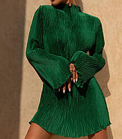Женское мини платье с длинным рукавом salsa plisse S-M