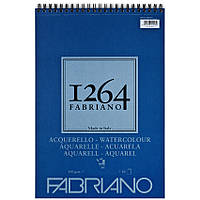 Альбом для акварели на пружине Fabriano 1264 25% хлопка А3 (29,7х42см) 300 г/м2 30 л. среднее зерно