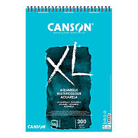 Альбом для акварели на пружине Canson XL А5 (14.8х21см) 300 г/м2 30 л. среднее зерно