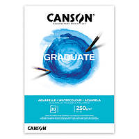 Склейка для акварели Canson Graduate A4 (21х29.7см) 250 г/м2 20 л. среднее зерно