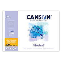 Склейка для акварели Canson Montval А5+ (18*25см) 300 г/м2 12 л. среднее зерно