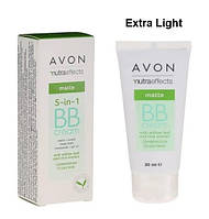 Тональный BB матирующий крем SPF 15, Extra Light / Светлый, Avon Nutra Effects 30 мл