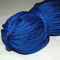 Шнур 3мм текстильный полиамидный, синий (90м)