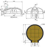 Дров'яна піч GR160 VALORIANI Італія, фото 2