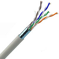 LAN-кабель(витая пара) КПВЭ-ВП (100) 4*2*0,48 (F/UTP-cat.5E-SL) в экране