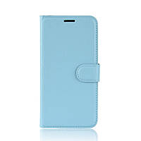 Чехол-книжка Litchie Wallet для Motorola Moto One Power Голубой (hub_UPQh52337) PS, код: 1143953