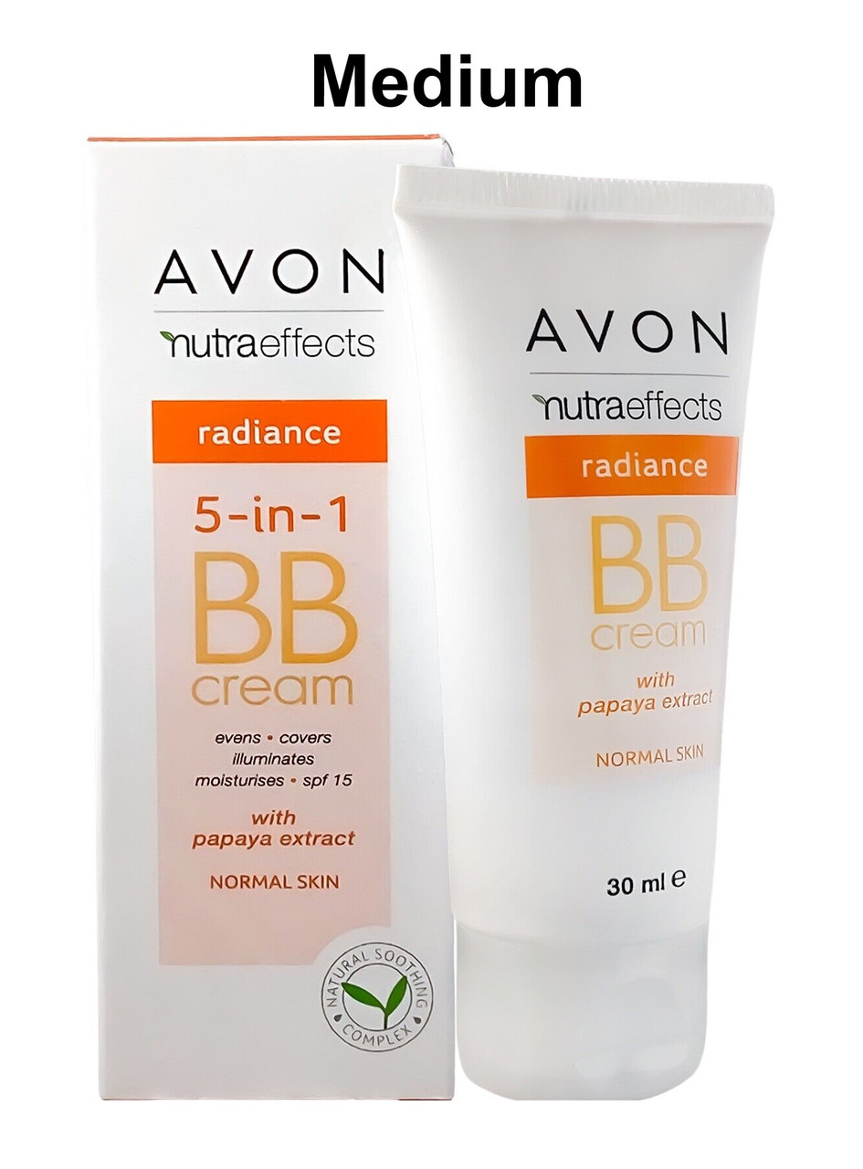 Уцінка, термін до 03/24.Тональний ВВ крем «Сяйво» SPF 15, Medium/Натуральний, Avon Nutra Effects 30 мл