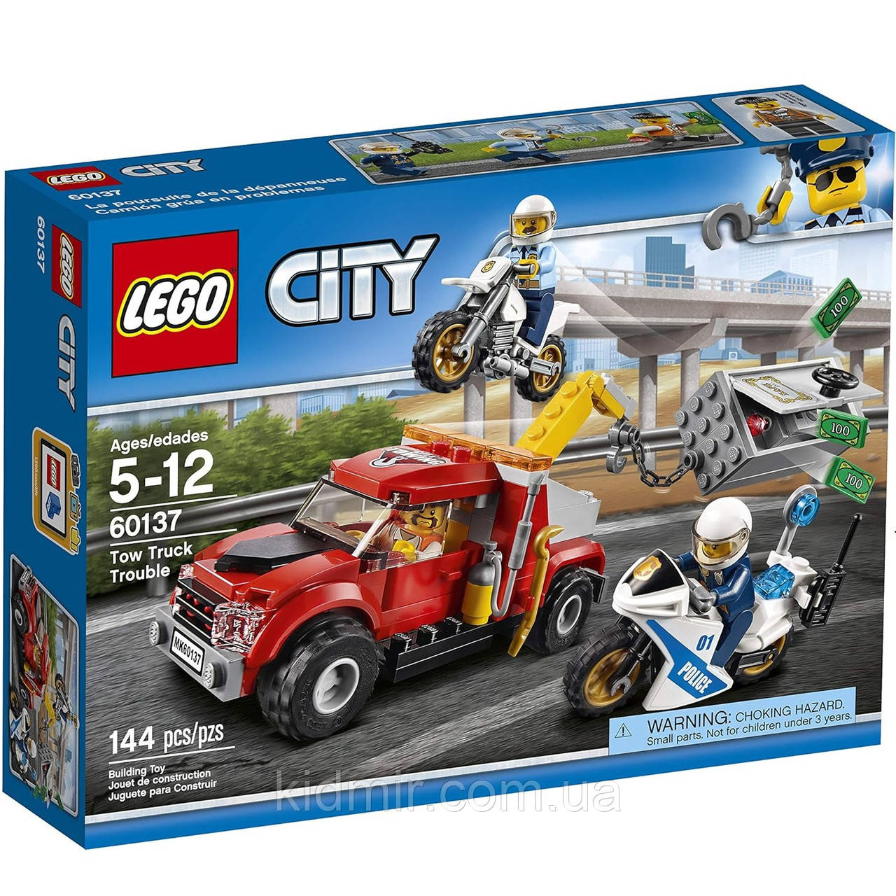 Конструктор LEGO City 60137 Втеча на буксирувальнику, фото 1