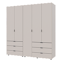 Комплект гардеробных шкафов ГЕЛАР 2+3 двери Кашемир 193,7х49,5х203,4h (80737638)