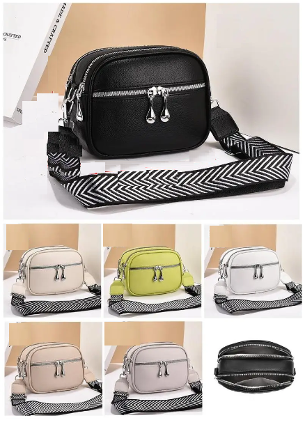 Сумочка жіноча крос-боді 20*15 см на два відділення зі штучної шкіри у різних кольорах Liza, фото 1