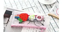 Косметичка прозора пенал Фрукти