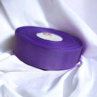 Стрічка репсова 2.5 см світло Фіолетова ( рулон 22 метри) Р25-198-22