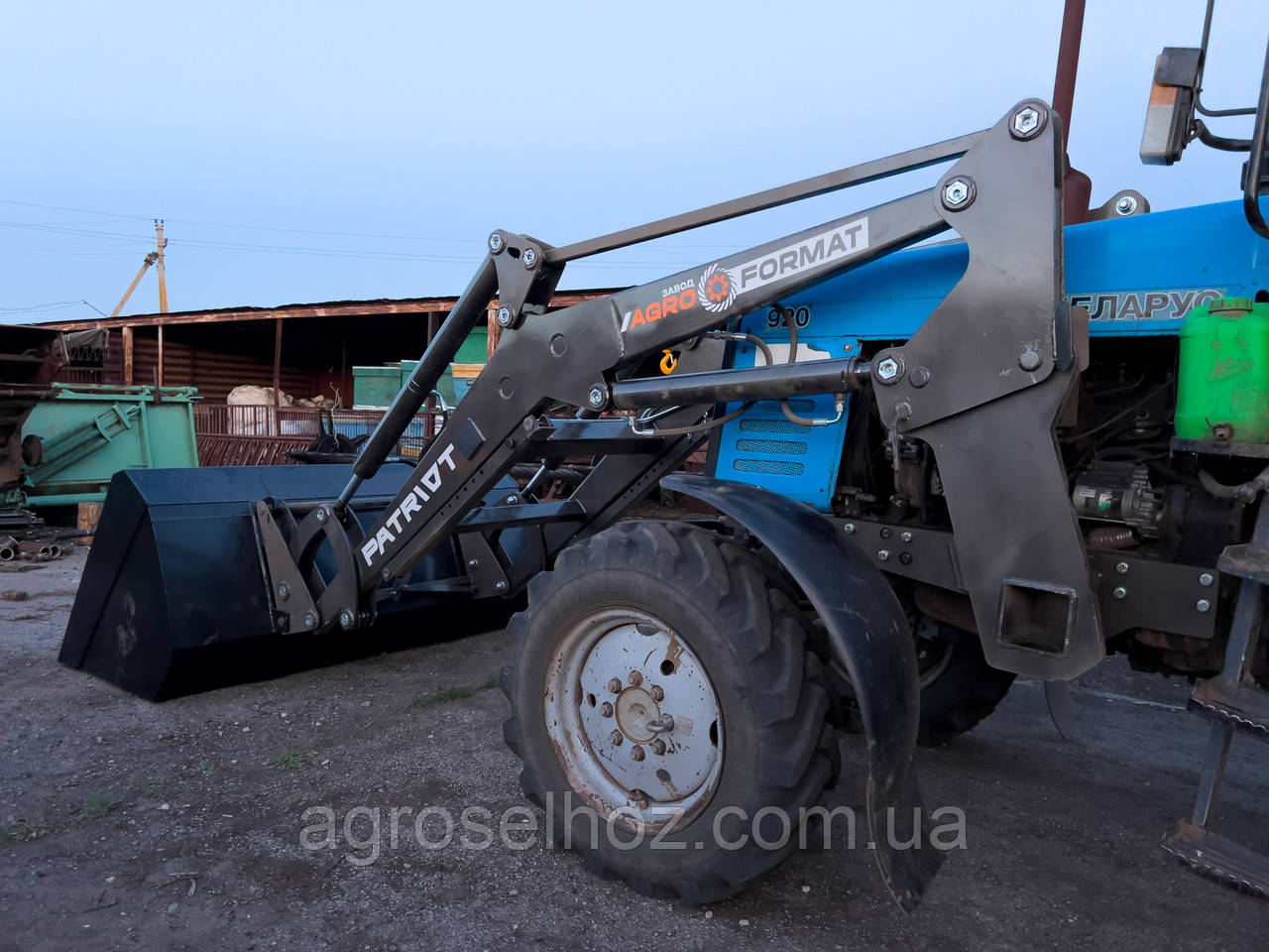 Фронтальный погрузчик (КУН) Agroformat Euro для John Deere, New Holland,Case,Claas,Deutz-Fahr,Fendt - фото 5 - id-p1259585783