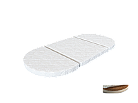 Матрац-трансформер в ліжечко Smart Bed Oval IngVart 60х72/120см, кокос - латекс