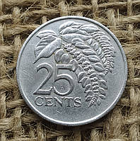 25 центiв 1980 року. Тринiдад i Тобаго