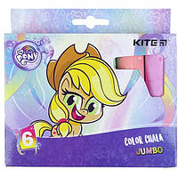 Крейда кольорова JUMBO  6 шт "Little Pony" Kite
