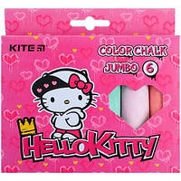 Крейда кольорова JUMBO  6 шт "Hello Kitty" HK21-073 KITE