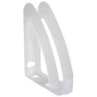 Настільний вертикальний лоток для документів Прозорий D4004-27 Axent