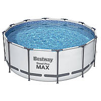 Каркасный бассейн "Steel Pro Max" Bestway 56488 (457х107 см) лестница, тент, насос и фильтр