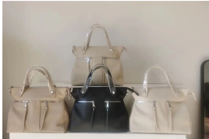 Сумка жіноча ділова 33*26 см на блискавці зі штучної шкіри в різних кольорах Liza, фото 1