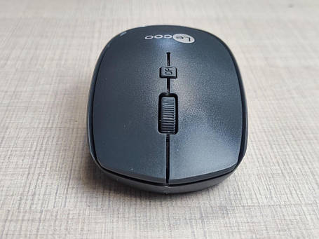 Мишка миша бездротова Lenovo Lecoo WS202 800-1200-1600dpi сіра, фото 1
