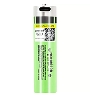 Аккумулятор LiitoKala Lii-USB-34B 18650 3400mah с защитой (Зеленый)