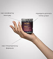Віск у гранулах для брів і обличчя «Nikk Mole Platinum Black», 100 г