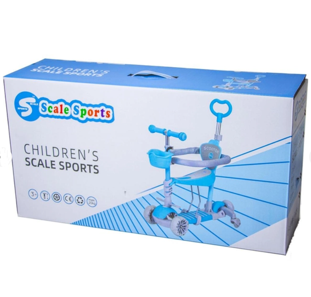 дитячий самокат "Scale Sports Smart 5 в 1 Full 932824223"