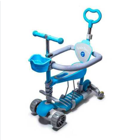 Самокат дитячий багатофункціональний Scale Sports Smart 5 в 1 Full 932824223 додаткові колеса (4 види)., фото 1