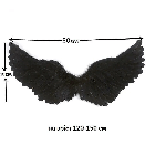 Крила ангела чорні  80х40 см